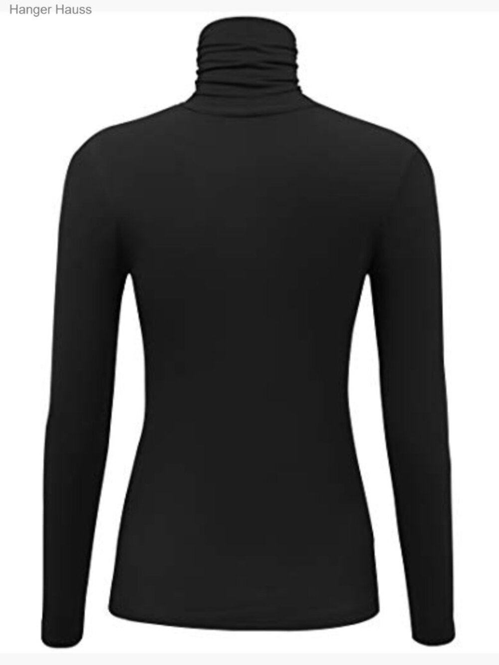 Long Sleeve Turtleneck Top Slim Fit Pullover Sweater Lightweight Stretchy - Picture 3 of 6